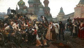 В. И. Суриков «Утро стрелецкой казни». 1881 Х., м. 218 × 379 см